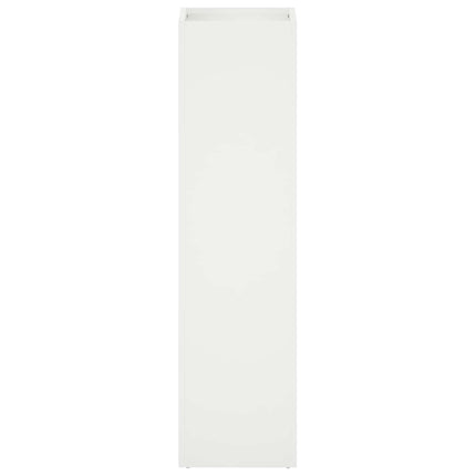 Have Blomsterkrukke 2 stk. Hvid 20 x 20 x 75 cm Koldvalset stål