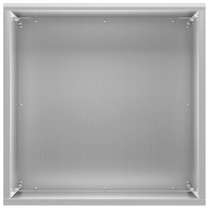 Have Blomsterkrukke Sølv 40 x 40 x 50 cm Galvaniseret stål