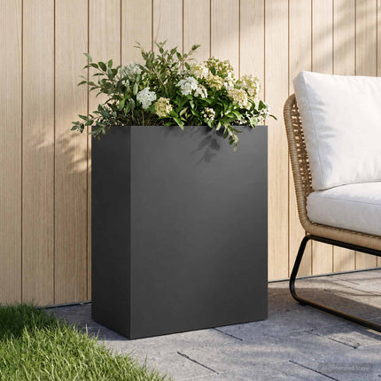 Have Blomsterkrukke Sort 40 x 20 x 40 cm Koldvalset stål