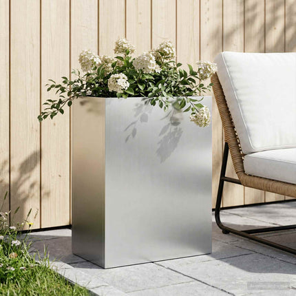 Have Blomsterkrukke Sølv 40 x 20 x 40 cm Galvaniseret stål