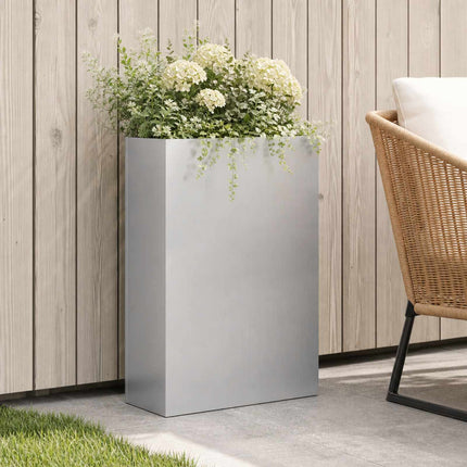 Have Blomsterkrukke Sølv 40 x 20 x 75 cm Galvaniseret stål