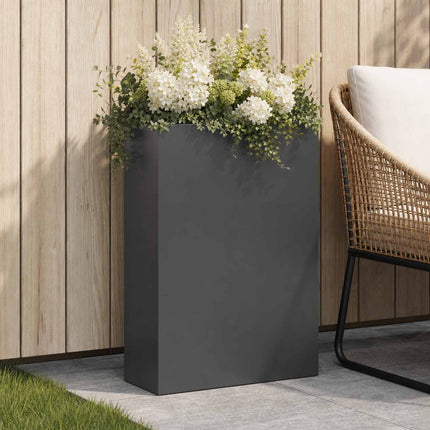 Have Blomsterkrukke Sort 50 x 20 x 75 cm Koldvalset stål