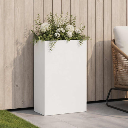 Have Blomsterkrukke Hvid 50 x 20 x 75 cm Koldvalset stål