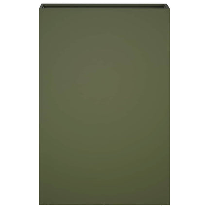 Have Blomsterkrukke Olivengrøn 50 x 20 x 75 cm Koldvalset stål