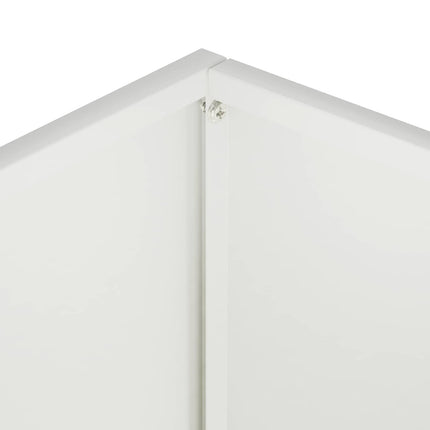 Have Blomsterkrukke 2 stk. Hvid 50 x 30 x 40 cm Koldvalset stål