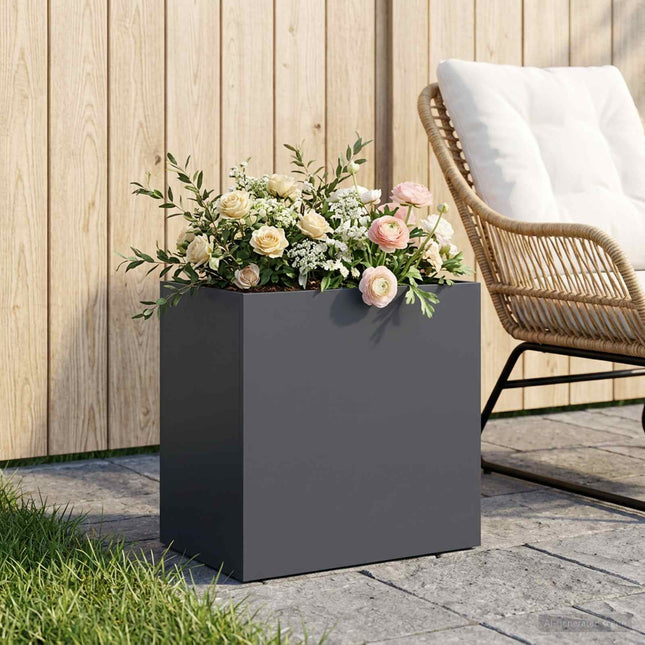 Have Blomsterkrukke Antracit 50 x 30 x 40 cm Koldvalset stål