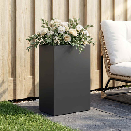 Have Blomsterkrukke Sort 50 x 30 x 75 cm Koldvalset stål