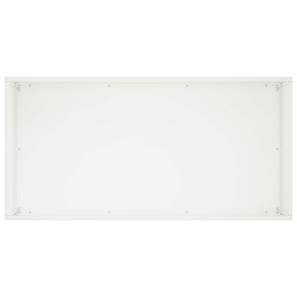 Have Blomsterkrukke 2 stk. Hvid 60 x 30 x 40 cm Koldvalset stål