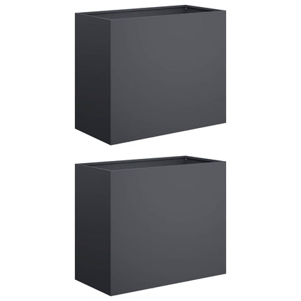 Have Blomsterkrukke 2 stk. Antracit 60 x 30 x 40 cm