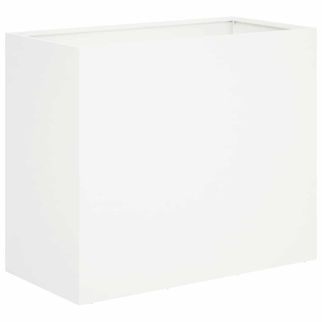 Have Blomsterkrukke Hvid 60 x 30 x 50 cm Koldvalset stål
