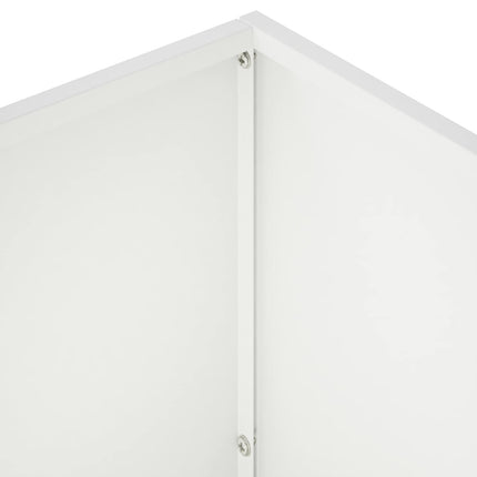 Have Blomsterkrukke 2 stk. Hvid 60 x 30 x 50 cm Koldvalset stål