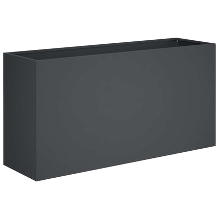 Have Blomsterkrukke 2 stk. Antracit 100 x 30 x 50 cm