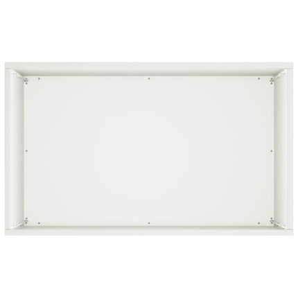 Have Blomsterkrukke Hvid 50 x 40 x 75 cm Koldvalset stål