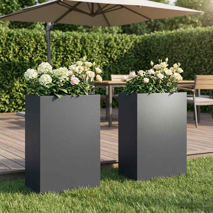 Have Blomsterkrukke 2 stk. Antracit 50 x 40 x 75 cm