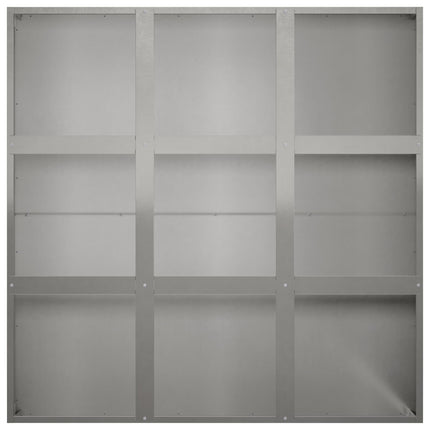 Have Blomsterkrukke Sølv 100 x 100 x 30 cm Rustfrit stål