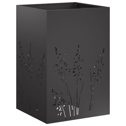 Have Blomsterkrukke Sort 50 x 50 x 75 cm Koldvalset stål