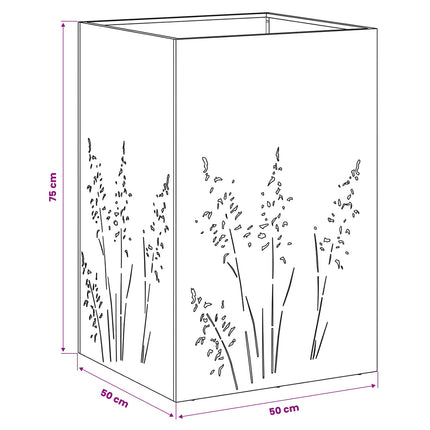 Have Blomsterkrukke 2 stk. Olivengrøn 50 x 50 x 75 cm