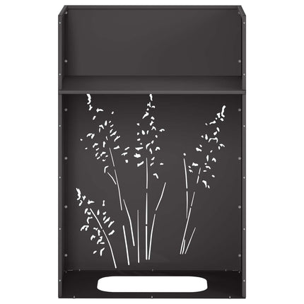 Have Blomsterkrukke Sort 50 x 30 x 75 cm Koldvalset stål