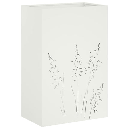 Have Blomsterkrukke Hvid 50 x 30 x 75 cm Koldvalset stål
