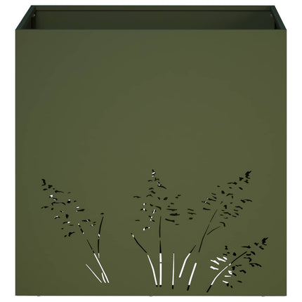 Have Blomsterkrukke 2 stk. Olivengrøn 50 x 50 x 49 cm