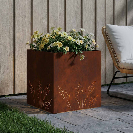 Have Blomsterkrukke Rusten 50 x 50 x 49 cm Cortenstål