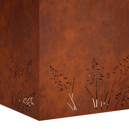 Have Blomsterkrukke 2 stk. Rusten 50 x 50 x 49 cm Cortenstål
