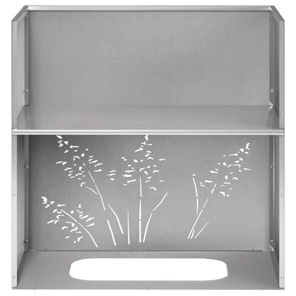 Have Blomsterkrukke 2 stk. Sølv 50 x 30 x 49 cm Rustfrit stål