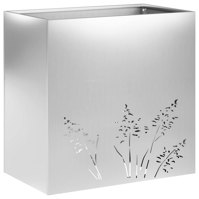 Have Blomsterkrukke Sølv 50 x 30 x 49 cm Galvaniseret stål