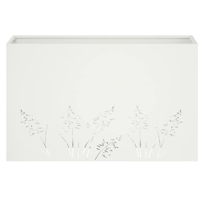 Have Blomsterkrukke Hvid 80 x 20 x 49 cm Koldvalset stål