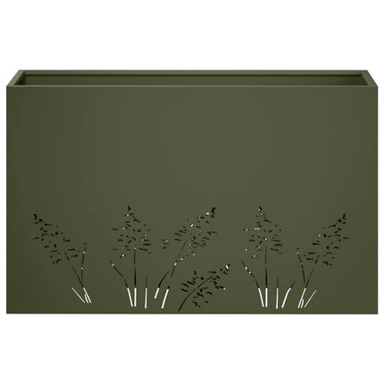 Have Blomsterkrukke 2 stk. Olivengrøn 80 x 20 x 49 cm