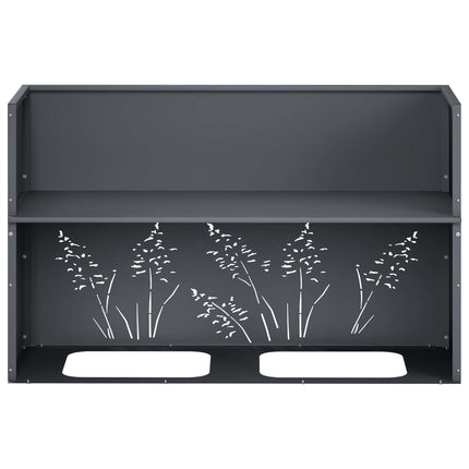 Have Blomsterkrukke Antracit 80 x 30 x 49 cm Koldvalset stål