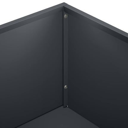 Have Blomsterkrukke 2 stk. Antracit 80 x 30 x 49 cm