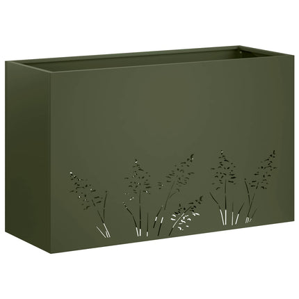 Have Blomsterkrukke 2 stk. Olivengrøn 80 x 30 x 49 cm