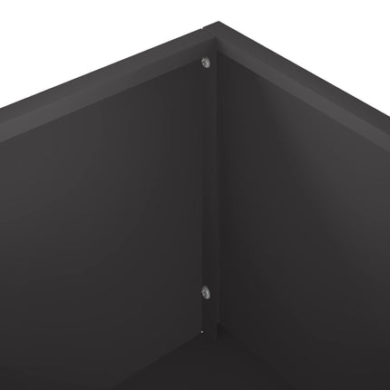 Have Blomsterkrukke 2 stk. Sort 100 x 20 x 49 cm