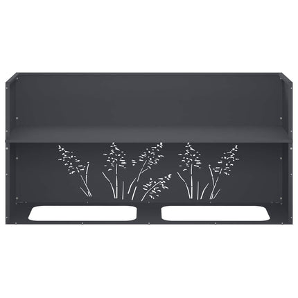 Have Blomsterkrukke 2 stk. Antracit 100 x 20 x 49 cm