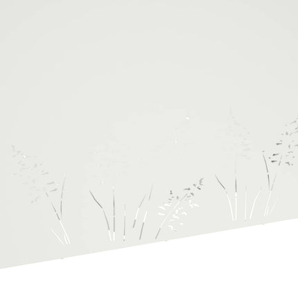 Have Blomsterkrukke Hvid 100 x 30 x 49 cm Koldvalset stål