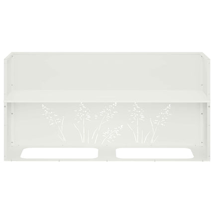 Have Blomsterkrukke Hvid 100 x 30 x 49 cm Koldvalset stål