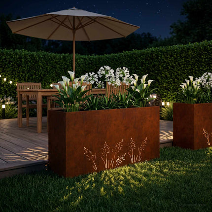 Have Blomsterkrukke Rusten 100 x 30 x 49 cm Cortenstål
