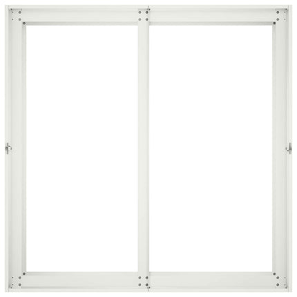 Have Blomsterkrukke Hvid 80 x 80 x 60 cm Koldvalset stål
