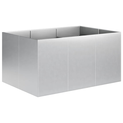 Have Blomsterkrukke Sølv 120 x 80 x 60 cm Galvaniseret stål