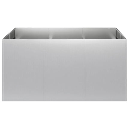 Have Blomsterkrukke Sølv 120 x 80 x 60 cm Galvaniseret stål