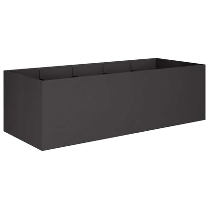 Have Blomsterkrukke Sort 200 x 80 x 60 cm Koldvalset stål