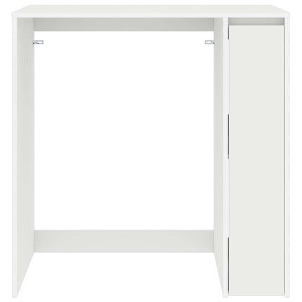 Vaskemaskine Skab med dør Hvid 87 x 60 x 89 cm Konstrueret træ