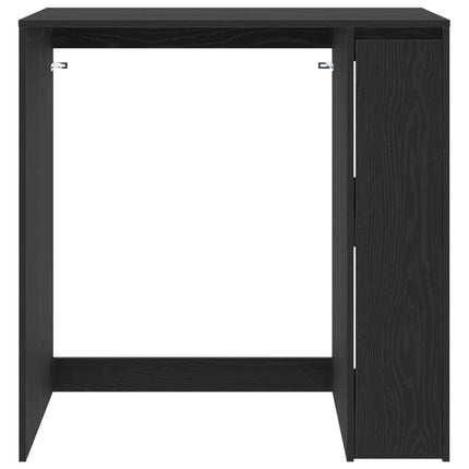 Vaskemaskine Skab Sort eg 87 x 60 x 89 cm Konstrueret træ