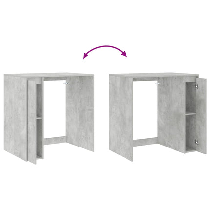 Vaskemaskine Skab med dør Beton 87 x 60 x 89 cm Konstrueret træ