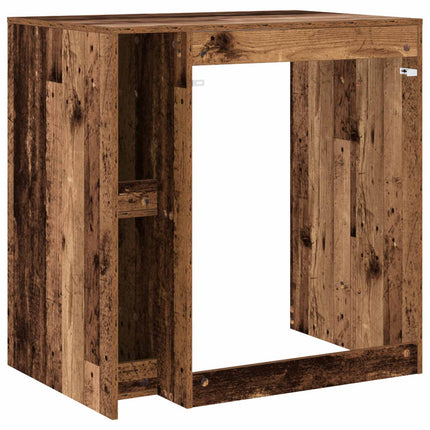 Vaskemaskine Skab Gammelt træ 87 x 60 x 89 cm Konstrueret træ