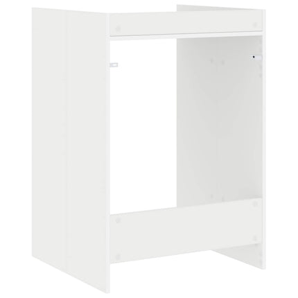 Vaskemaskine Skab Hvid 67,5 x 62 x 97 cm Konstrueret træ
