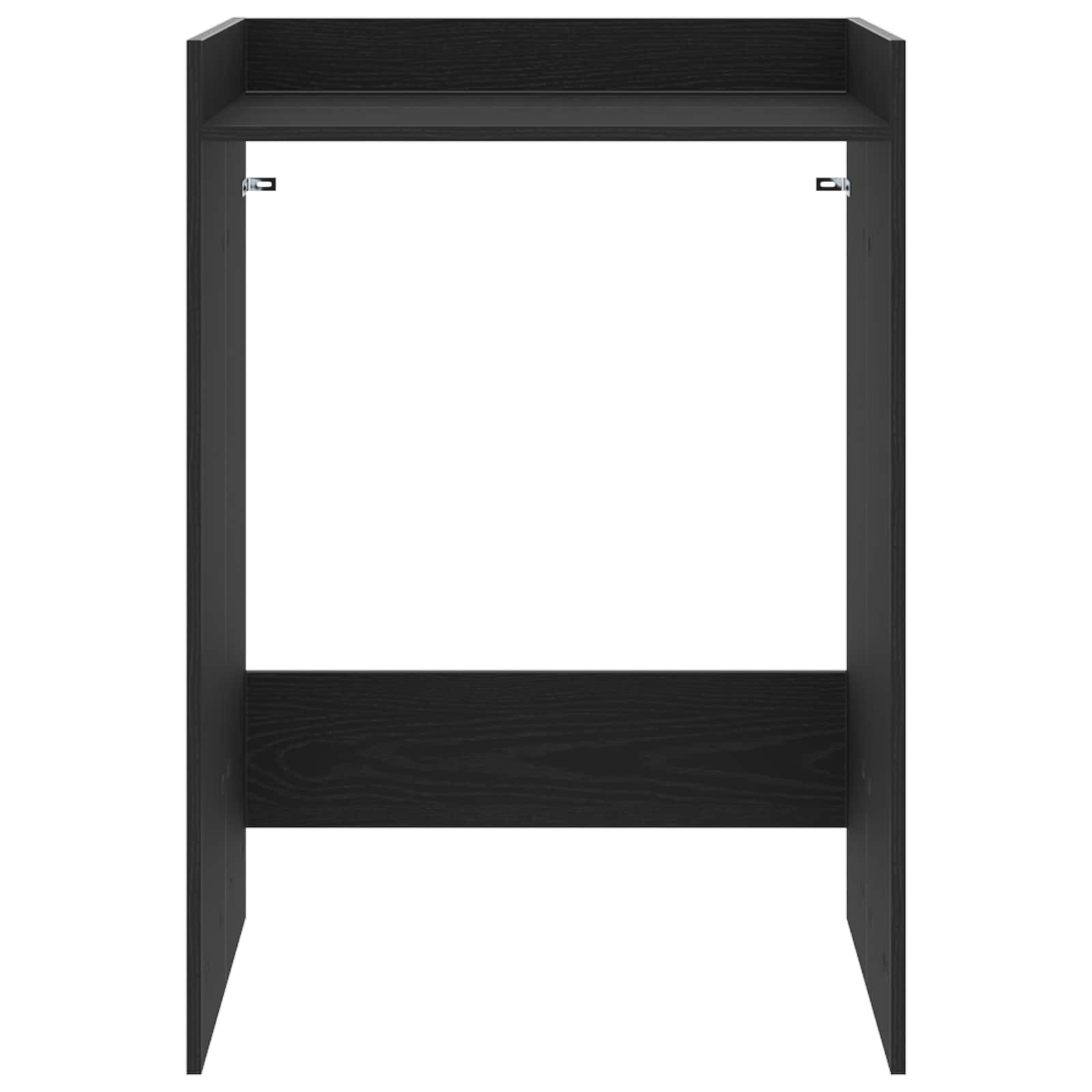 Vaskemaskine Skab Sort eg 67,5 x 62 x 97 cm Konstrueret træ