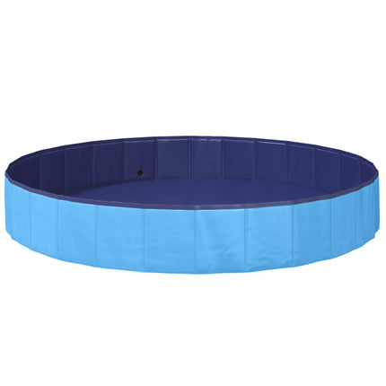 Hund Pool Ø200 x 30 cm Tykt PVC Blå
