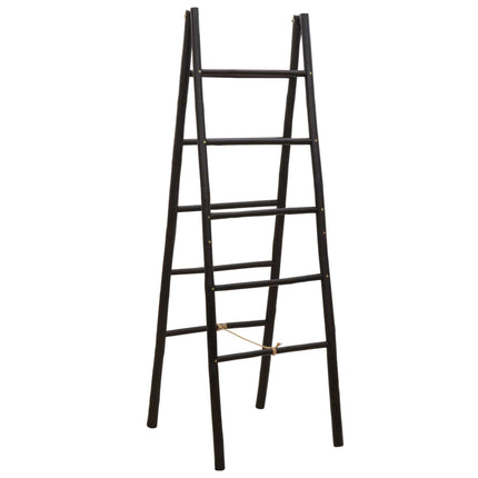 Dobbelt-sidet tæppe stige Sort 50 x 50 x 159 cm Bambus